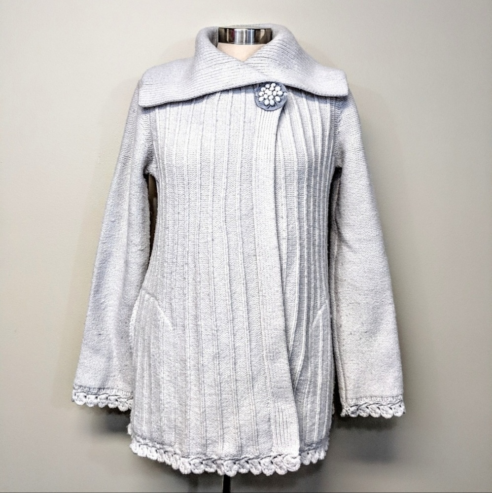 Rebecca Taylor Jeweled Cardigan